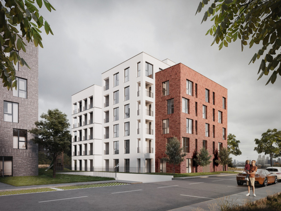 Apartament tip penthouse, 51,19mp, terasa 46,32mp, zona Somesului, Floresti