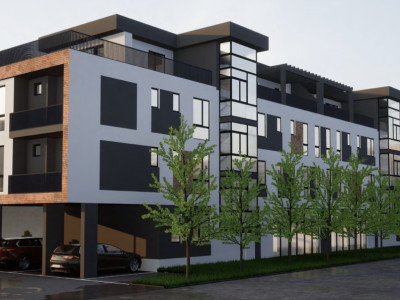 Apartament 1 camere, 33,3mp, semifinisat, zona Cetatii, Floresti 