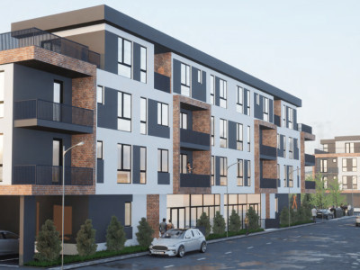 Apartament 3 camere, 2 bai, 64,1mp, balcon, semifinisat, zona Cetatii, Floresti 
