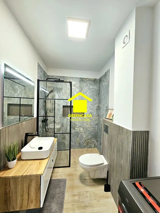 Apartament 2 camere decomandate, 54 mp, zona Terra, Floresti