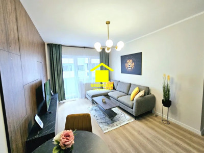 Apartament 2 camere decomandate, 54 mp, zona Terra, Floresti