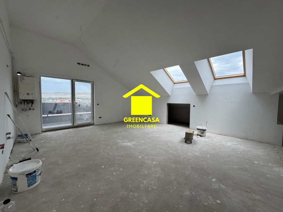 Apartament semifinisat, 62,5mp, terasa 10,6mp, zona Eroilor, Floresti 