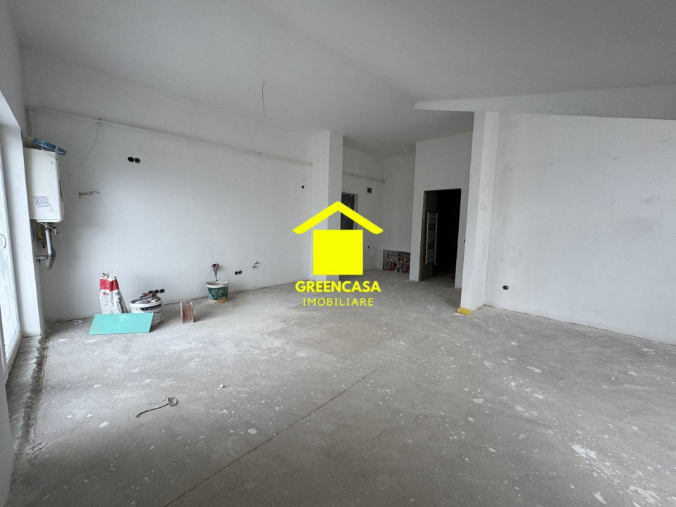 Apartament semifinisat, 63,2mp, terasa 14,6mp, zona Eroilor, Floresti 