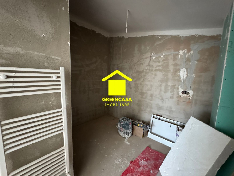 Apartament semifinisat, 63,2mp, terasa 14,6mp, zona Eroilor, Floresti 