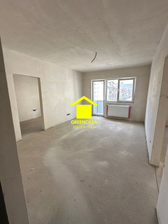 Apartament 2 camere, 54mp, balcon, semifinisat, zona Terra, Floresti