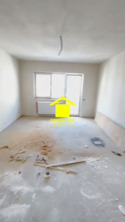 Apartament 2 camere, 54mp, balcon, semifinisat, zona Terra, Floresti