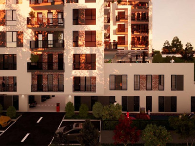 Apartament 3 camere, 2 bai, 69,1mp, logii 6,7mp,  zona Vivo, Floresti